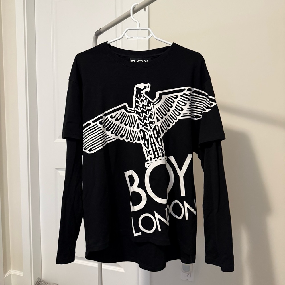 Boy London Black Long Sleeve Shirt size L